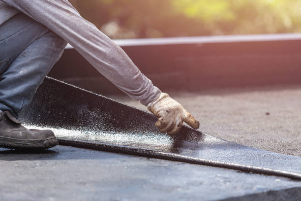 Professional Emergency Waterproofing technician working in Lincroft, NJ